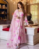 Asavari Handcrafted Suit Set back view