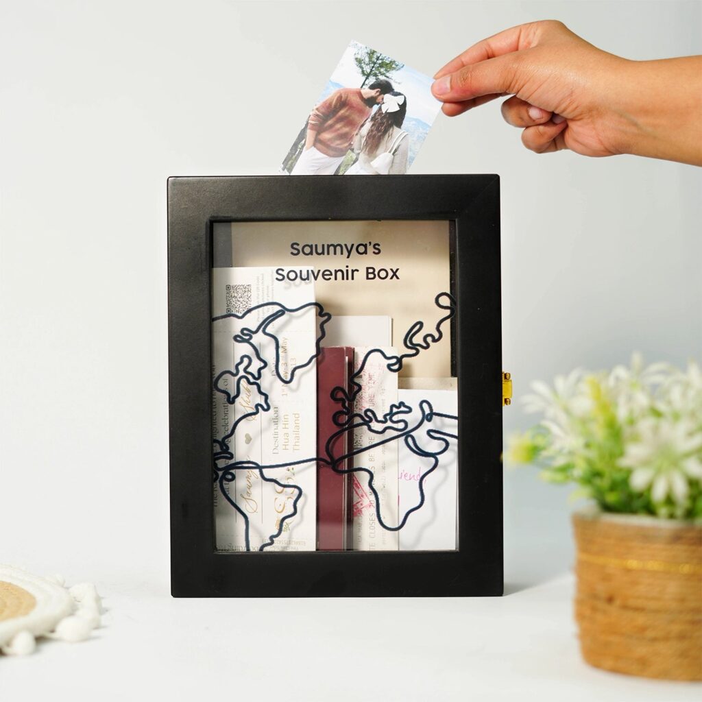 Confetti Traveler Souvenir Box Personalized Keepsake