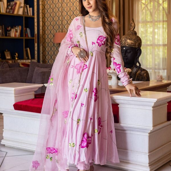 Asavari Handcrafted Suit Set front view