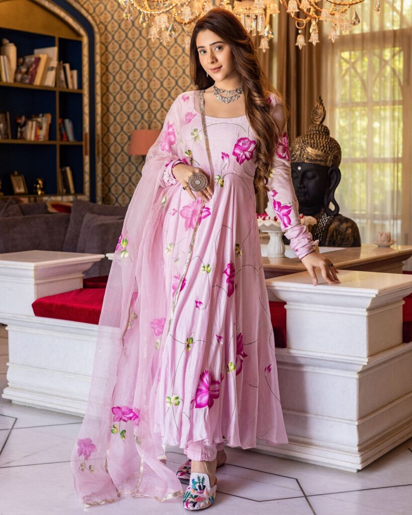 Asavari Handcrafted Suit Set front view