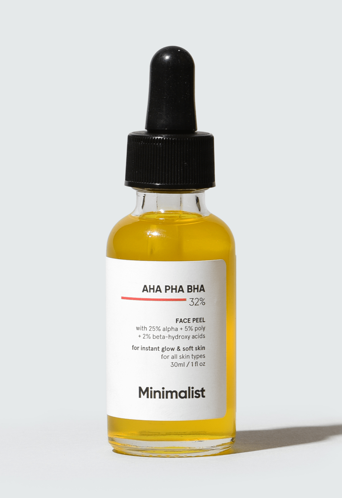 Minimalist AHA 25% + PHA 5% + BHA 2% Peeling Solution Minimalist AHA 25% + PHA 5% + BHA 2% Peeling Solution