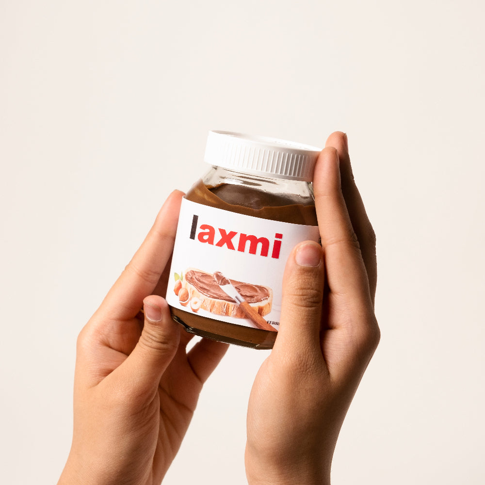 Confetti Choco Name Personalized Nutella Spread Jar Confetti Choco Name Personalized Nutella Spread Jar