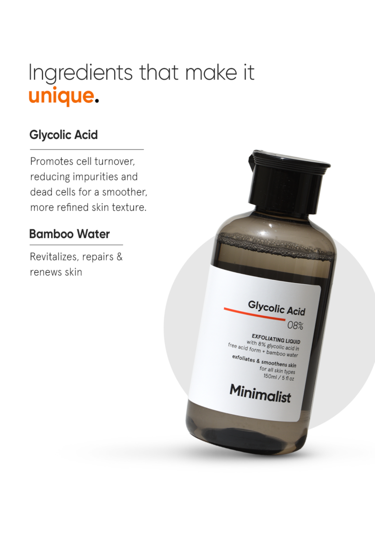 Minimalist Glycolic Acid 8% Exfoliating Liquid