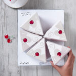 Confetti Red Velvet Cake Slice Box Gift Hamper