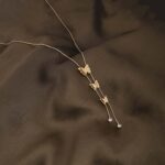 Palmonas Butterfly Long Chain Necklace 18k Gold Plated