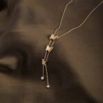 Palmonas Butterfly Long Chain Necklace 18k Gold Plated