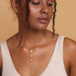 Palmonas Butterfly Long Chain Necklace 18k Gold Plated