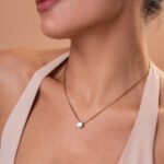 Palmonas Round Solitaire Necklace