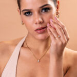 Palmonas Round Solitaire Necklace