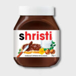Confetti Choco Name Personalized Nutella Spread Jar