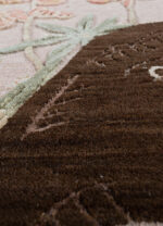 Inde Rose Hand Knotted Wool & Silk Rug – Clay