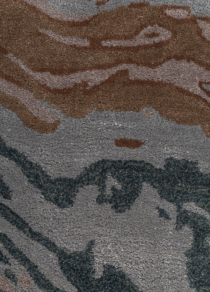 Genesis Hand Tufted Wool & Viscose Rug – Ashwood & Seaside Blue