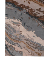 Genesis Hand Tufted Wool & Viscose Rug – Ashwood & Seaside Blue