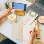 The Bamboo Bae Bamboo Mobile Holder Charging Dock