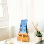 The Bamboo Bae Bamboo Mobile Holder Charging Dock