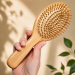 NATSBYTE Bamboo Paddle Hair Brush Eco-Friendly