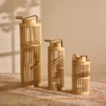 Quilt Avenue Handcrafted Bamboo Luxor Candle Holder