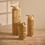 Quilt Avenue Handcrafted Bamboo Luxor Candle Holder
