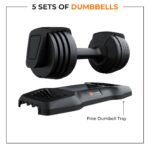 Flexnest Adjustable Dumbbells 11kg (Set of 1)