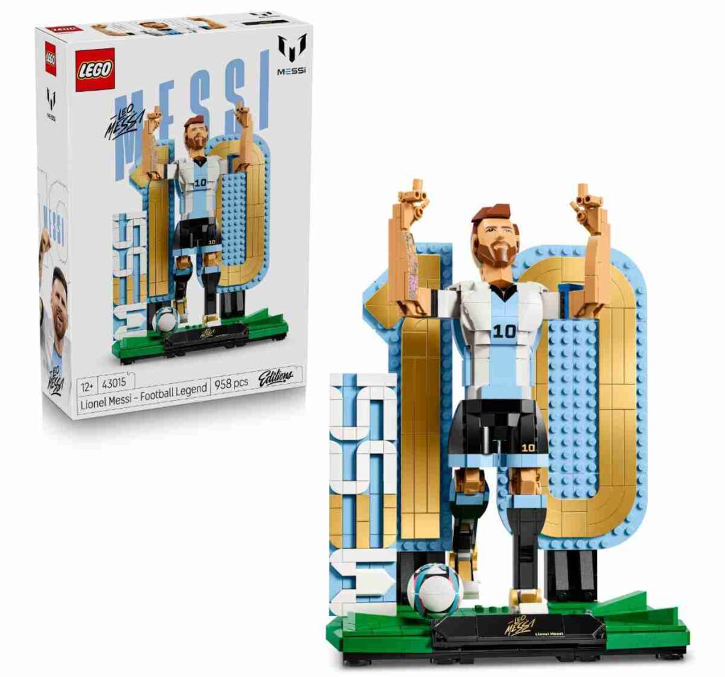 LEGO Editions 43015 Lionel Messi – Soccer Legend Building Set